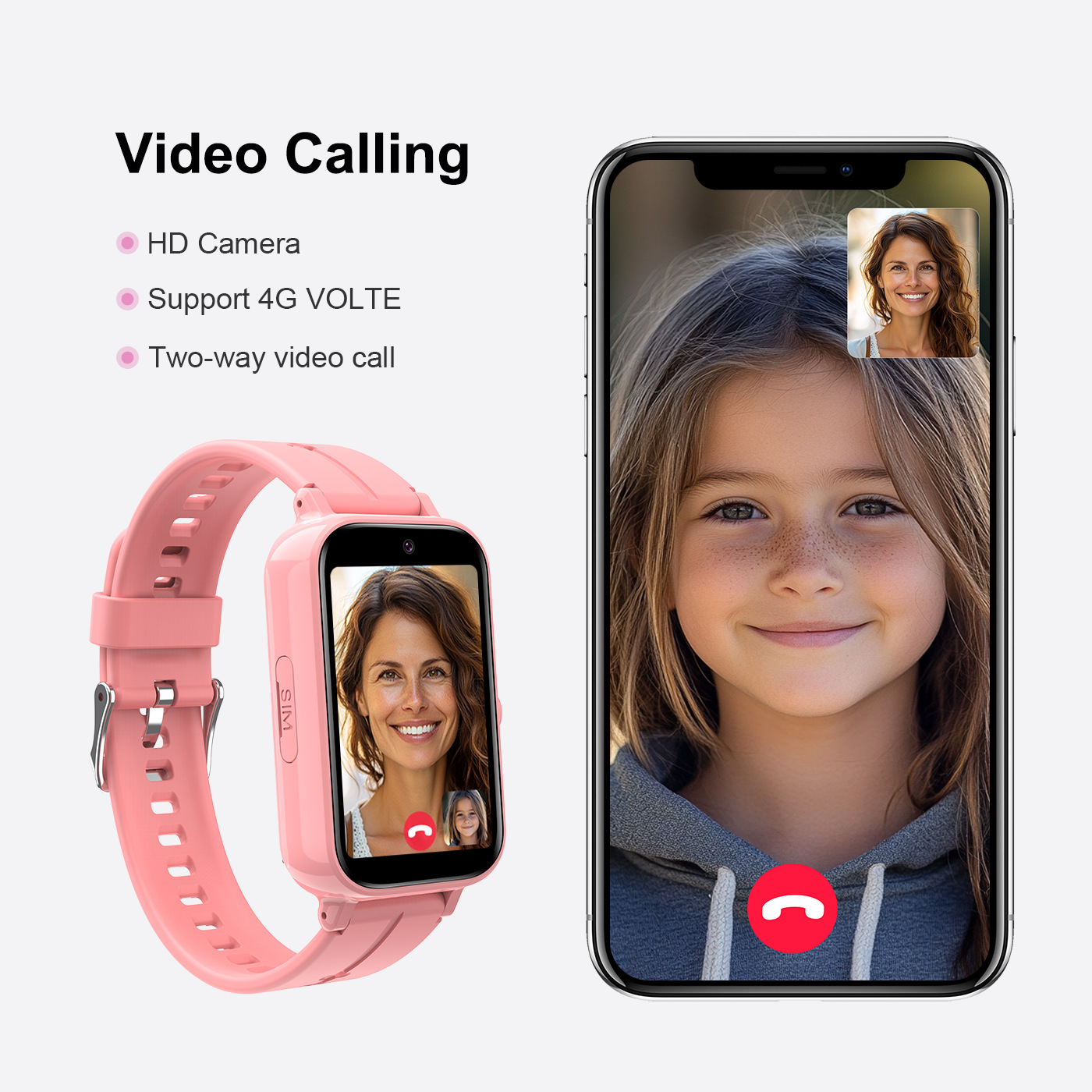 Fall Detection Watch - Kids Smart Watch for Children Watch