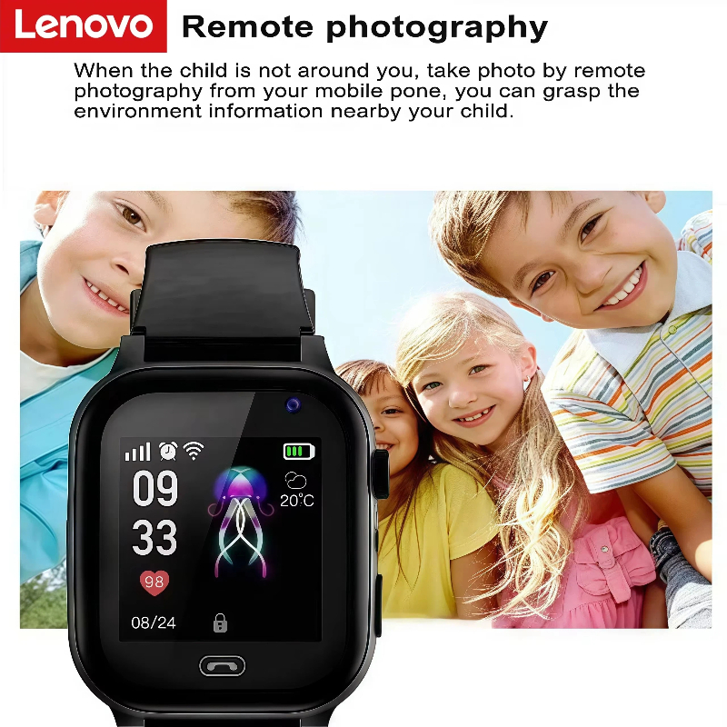 Lenovo Kids Smart Watch Earpho - Fall Detection Watch review and price