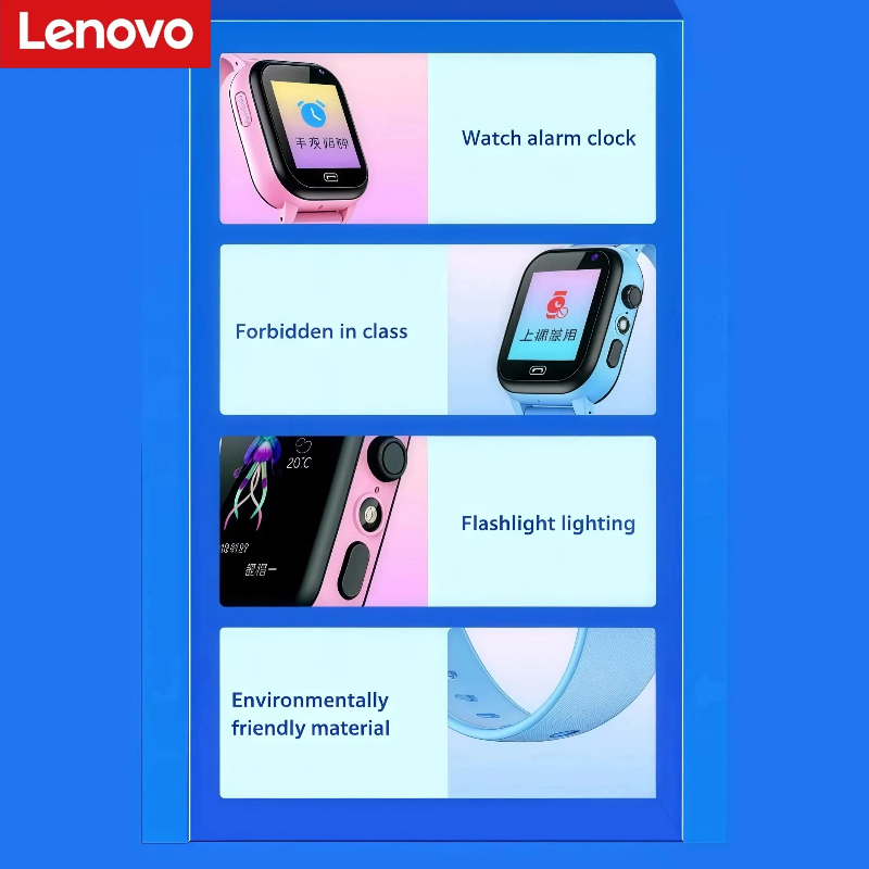 Lenovo Kids Smart Watch Earpho - Fall Detection Watch review and price